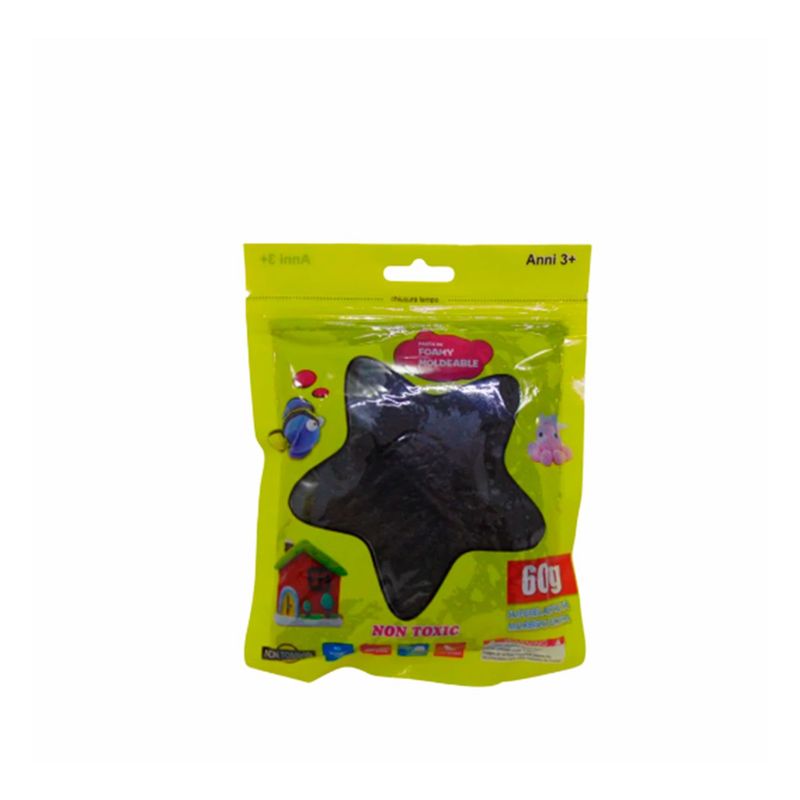 GENERICO - Foamy Moldeable Flexible Unicolor X 60 Gramos negro