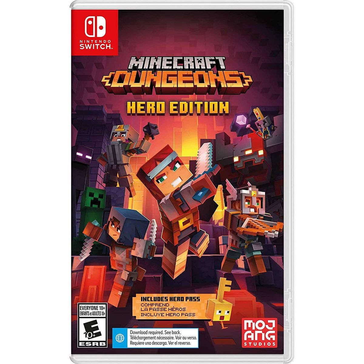 MOJANG - Minecraft dungeons hero edition - nintendo switch