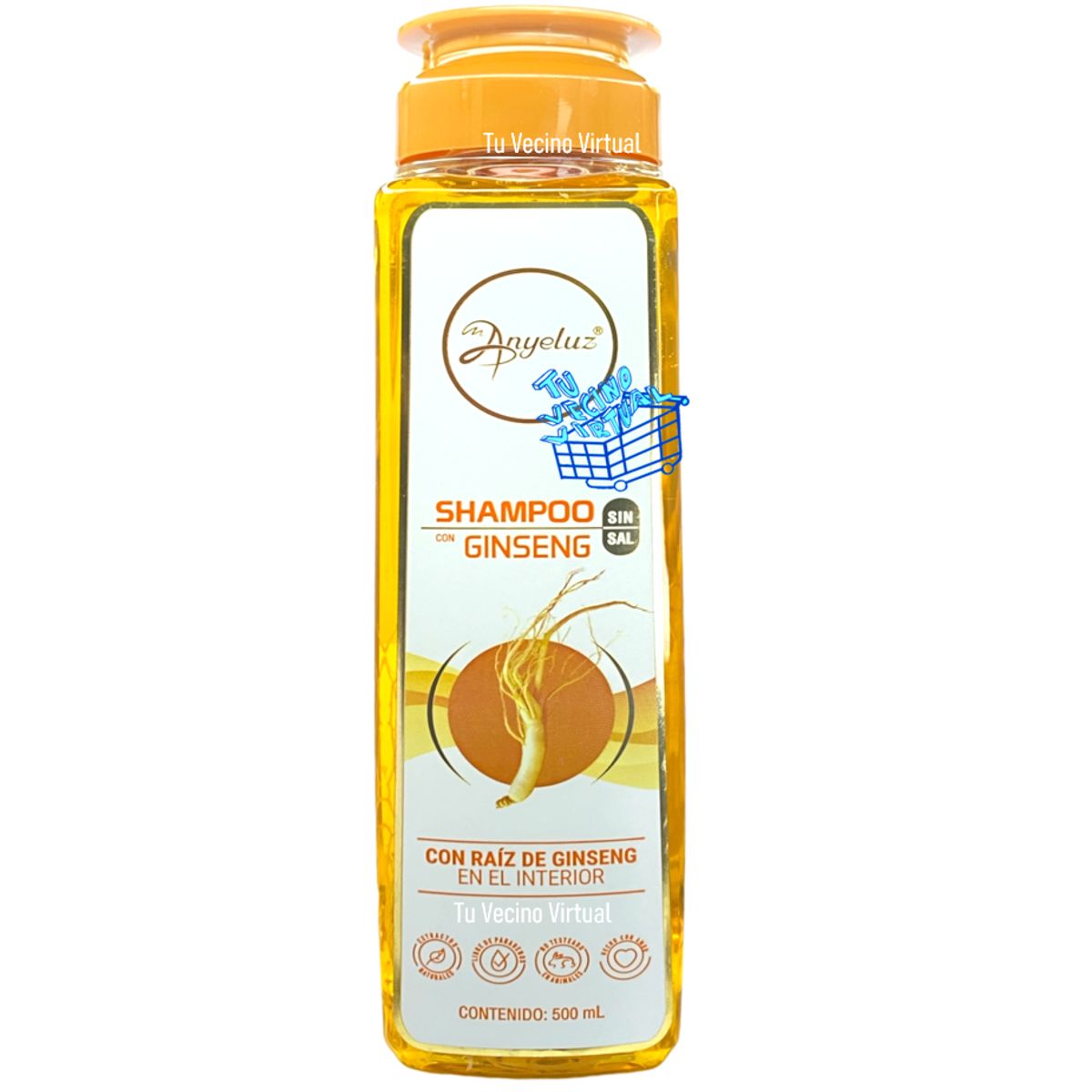 ANYELUZ - Shampoo ginseng 500 ml - Anyeluz