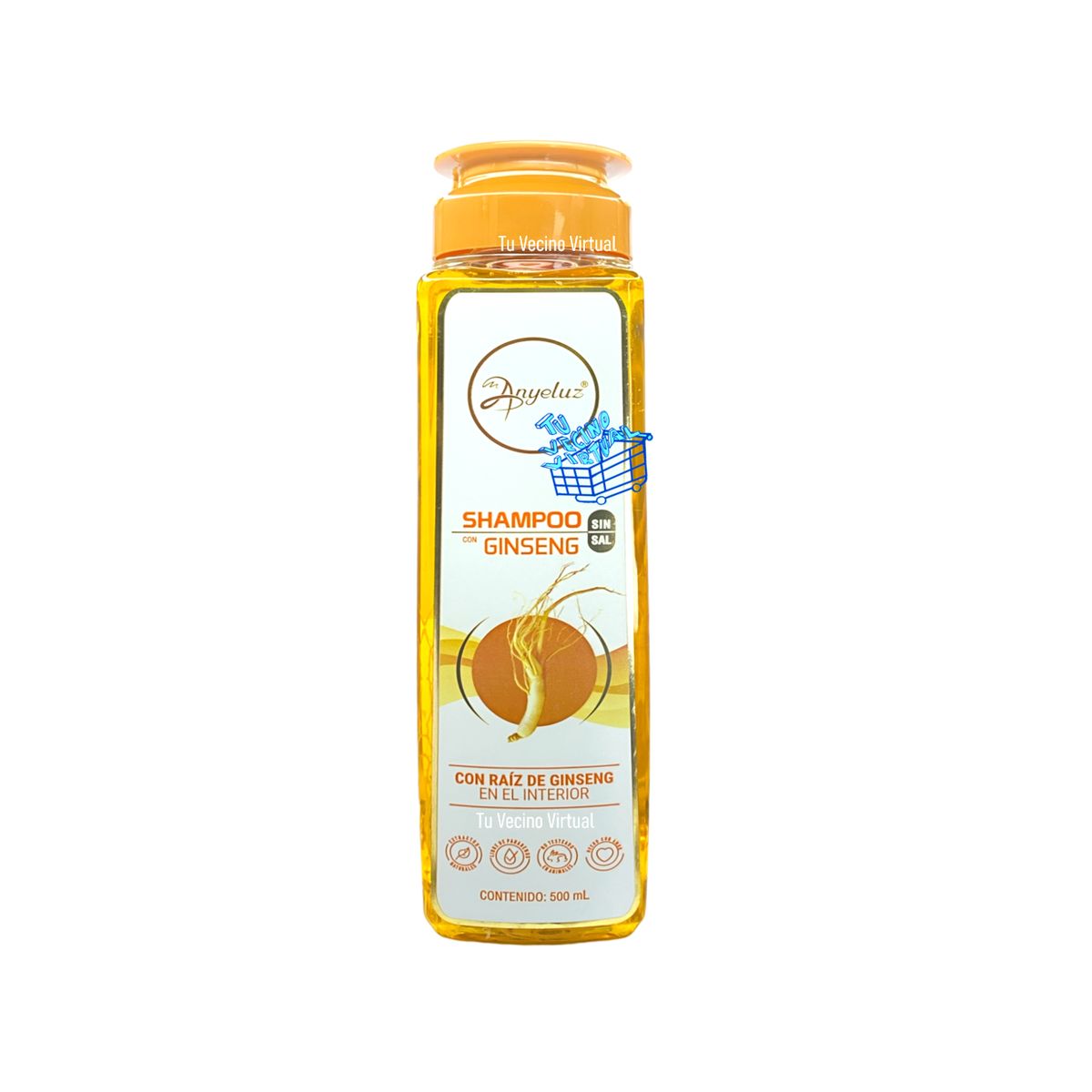 ANYELUZ - Shampoo ginseng 500 ml - Anyeluz