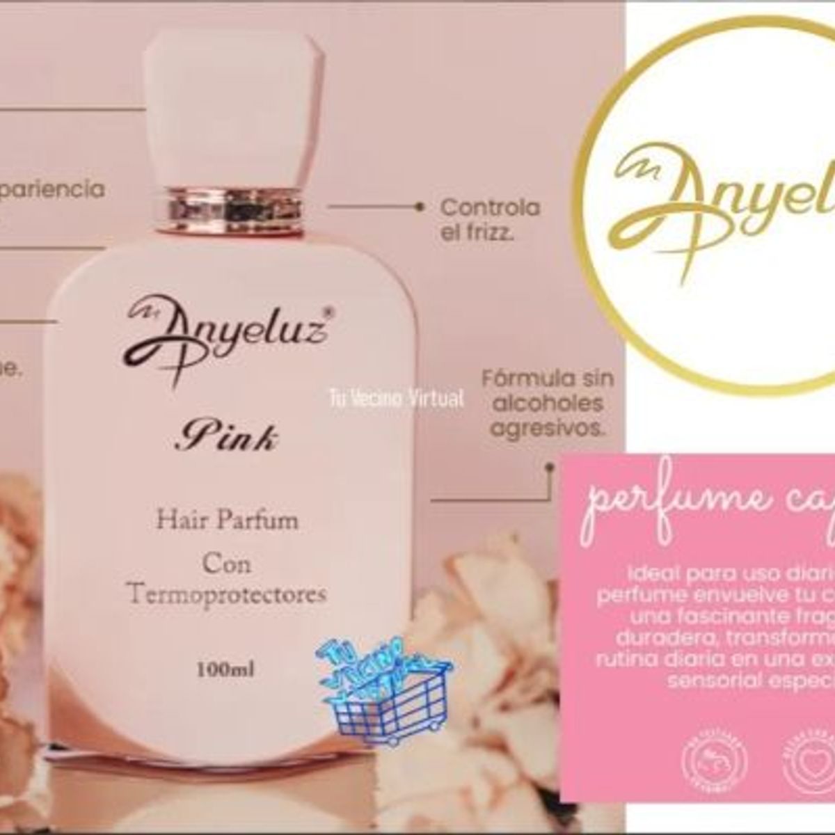 ANYELUZ - Kit x 2 Perfume capilar purple y pink - Anyeluz