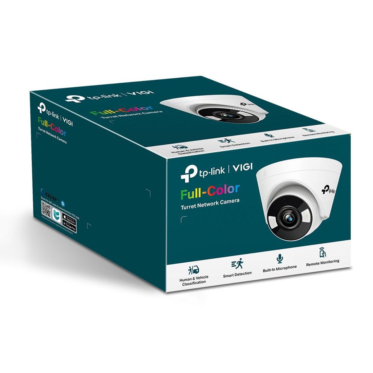 TP LINK - Camara vigilancia tp link IP VIGI Torreta 4MP Full Color Lente 2.8 m Micro SD