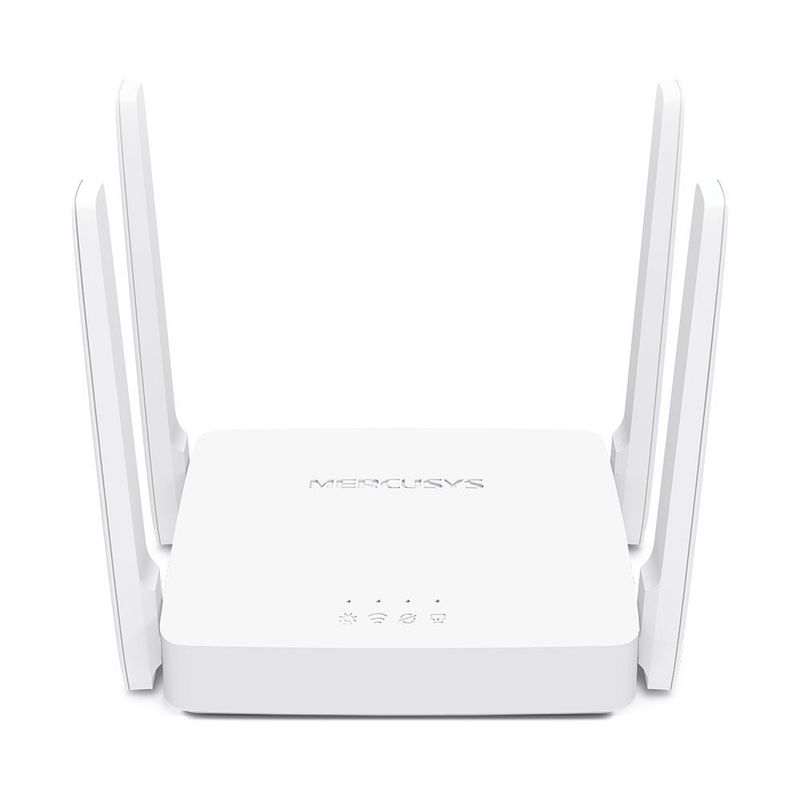 MERCUSYS - Router Mercusys inalámbrico doble banda 5GHz  2.4GHz 4 antenas fijas