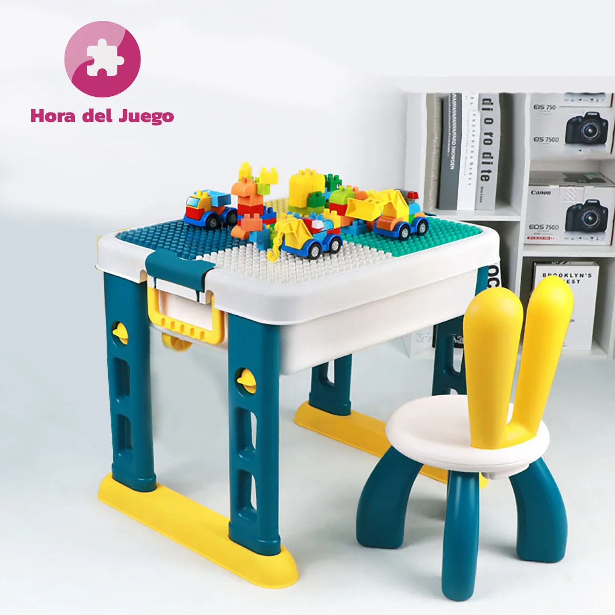 ENFANT'ASY - Mesa De Actividades Multifuncional Sensorial Niños + Silla