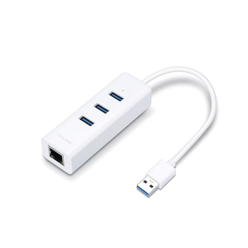 TP LINK - Adaptador de red USB 3.0 a Gigabit Ethernet USB 3.0 de 3 puertos