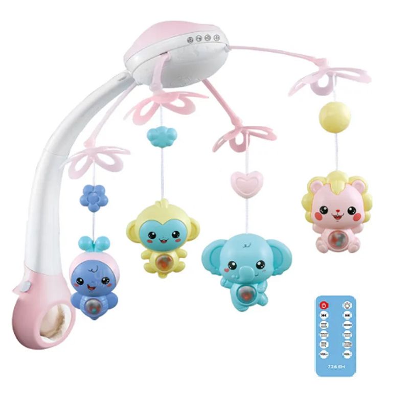GENERICO - Movil Musical 2en1 Con Proyector Y Control Remoto Para Bebe