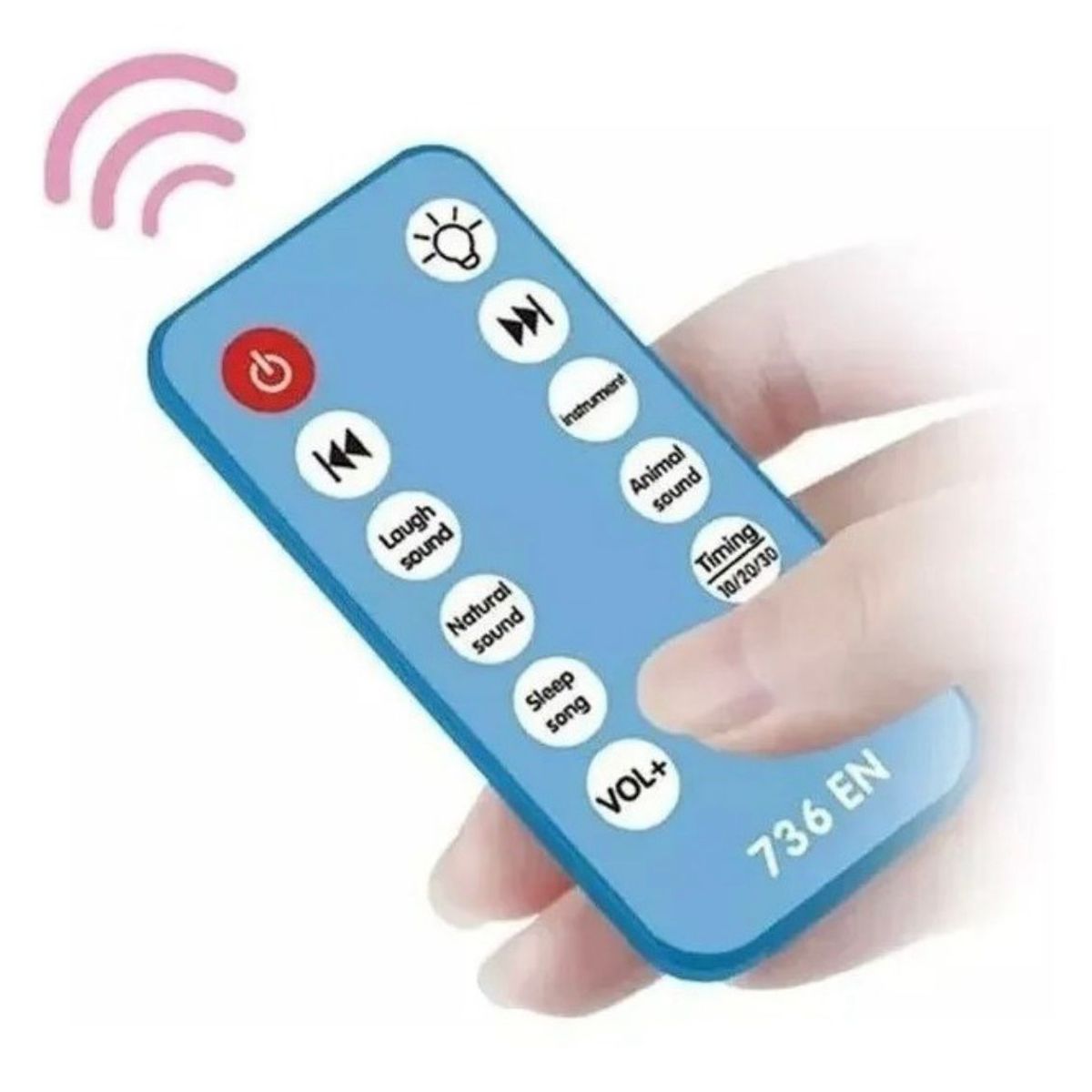 GENERICO - Movil Musical 2en1 Con Proyector Y Control Remoto Para Bebe