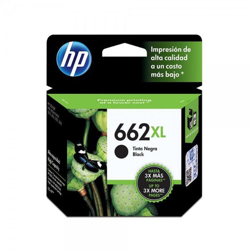 HP - Cartucho HP Negro 662XL HP Deskjet Ink Advantage 2515 3515 330 pg