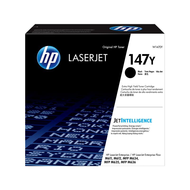 HP - Toner HP Negro 147Y Laserjet M611,612,634,635,636 42.000 Pag