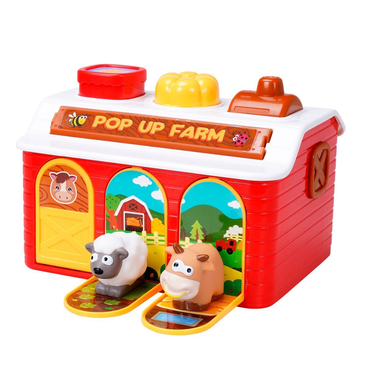 ENFANTASY - Juguete Granja Musical Pop Up Con Música Y Luces Piano
