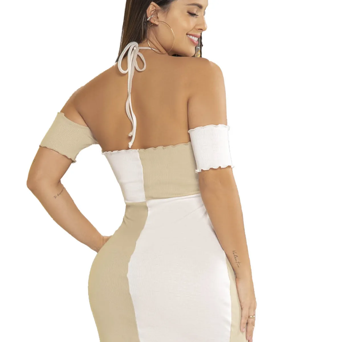ATYPICAL - Vestido Caramelo Mp 33792