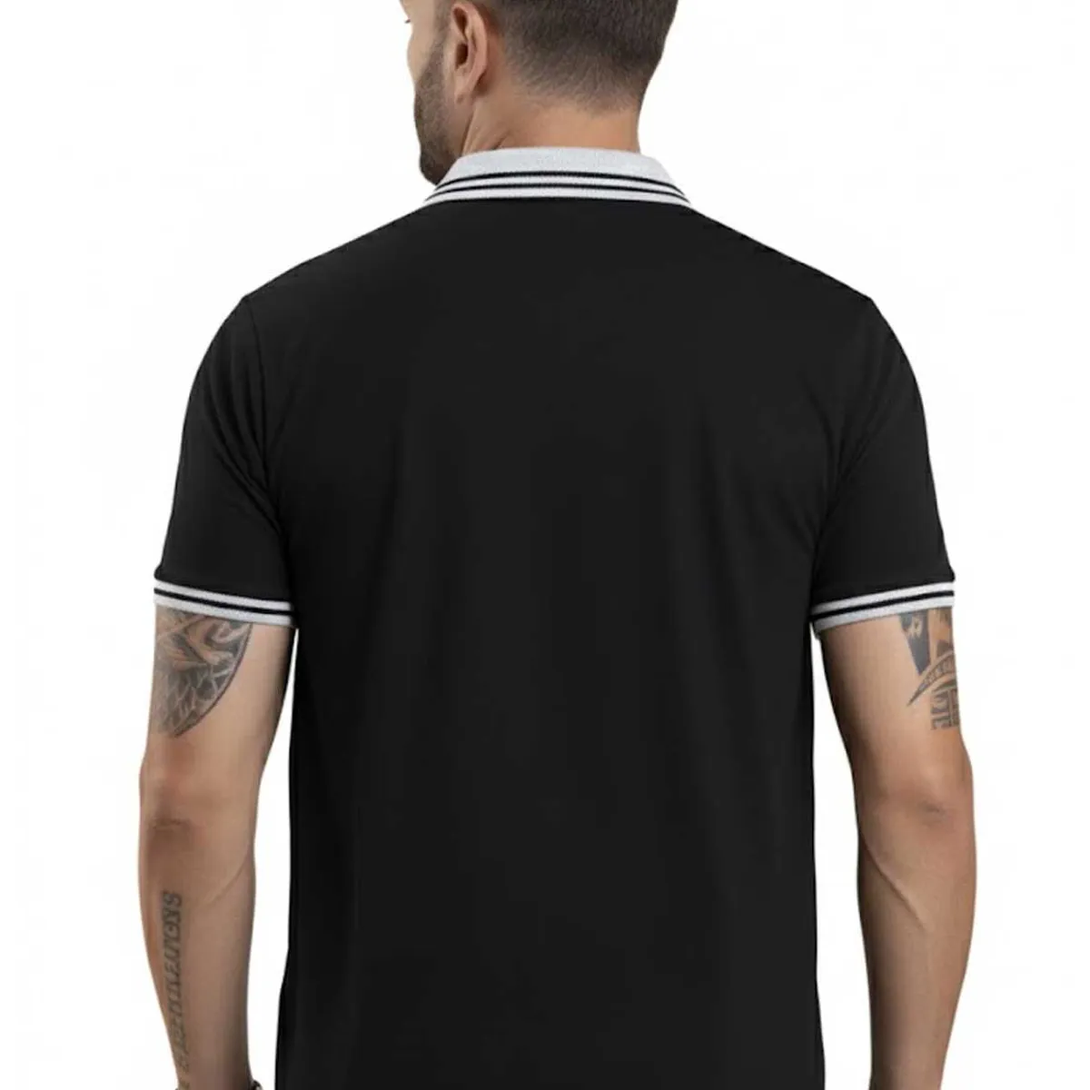 MARKETING PERSONAL - Polo Hombre Negro Mp 4104