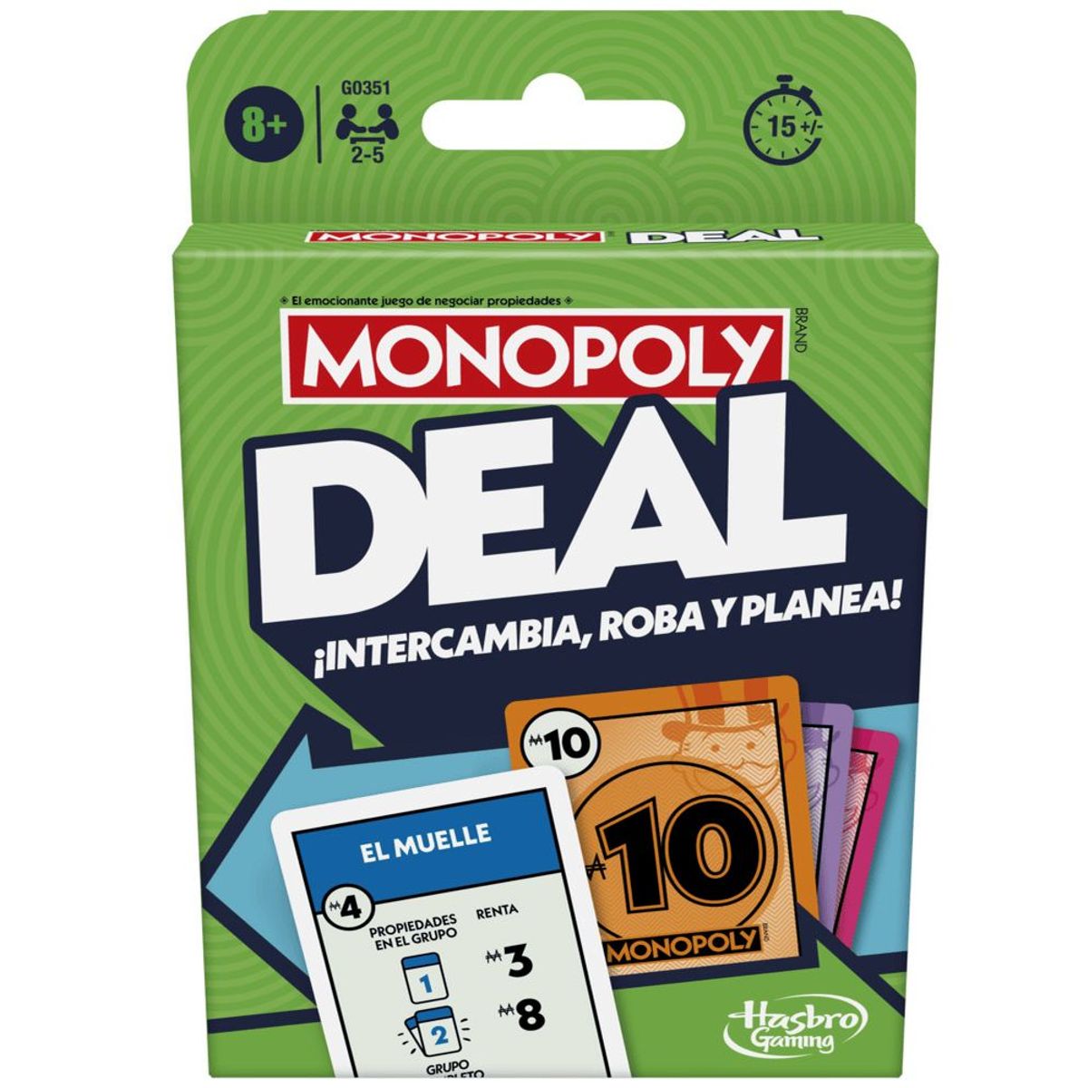 MATTEL - Juego de Mesa Monopoly Deal