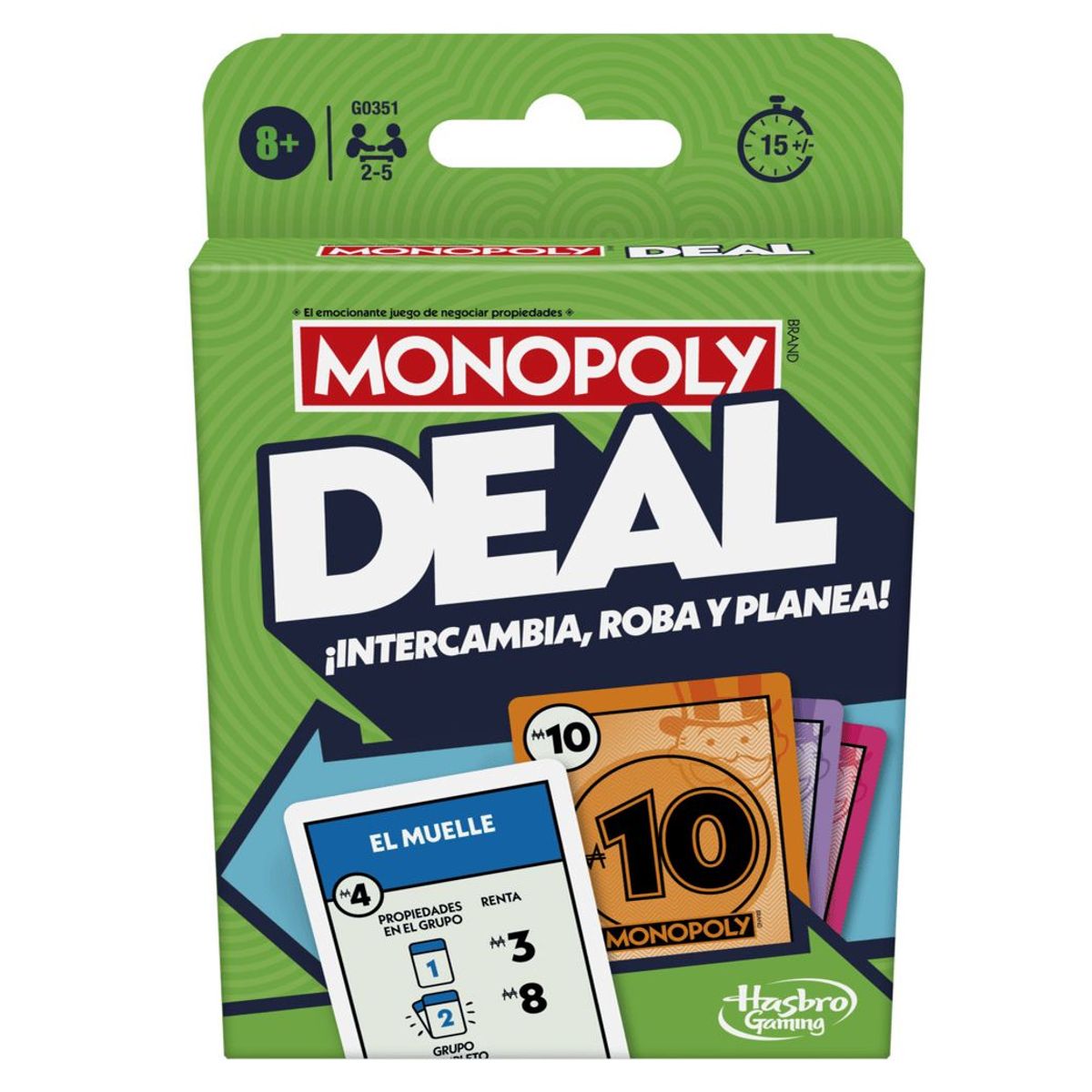 MATTEL - Juego de Mesa Monopoly Deal
