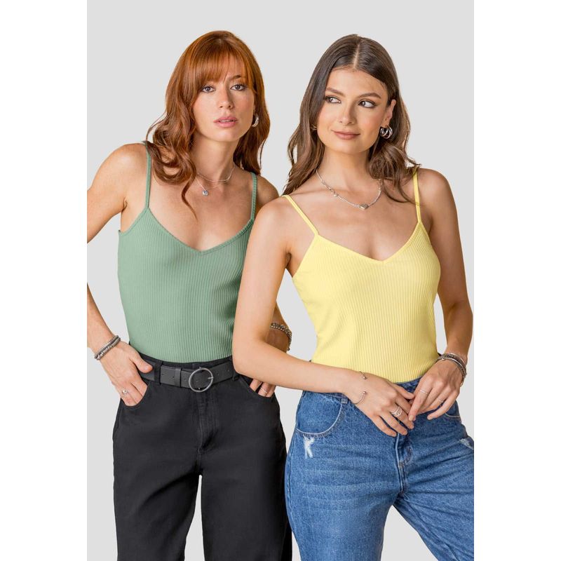 RUTTA - Camiseta Paq X2 Mujer Multicolor Rutta 101052