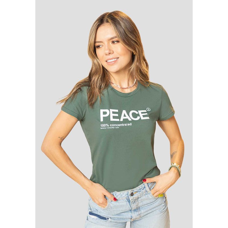 ATYPICAL - Camiseta Mujer Verde Atypical 409