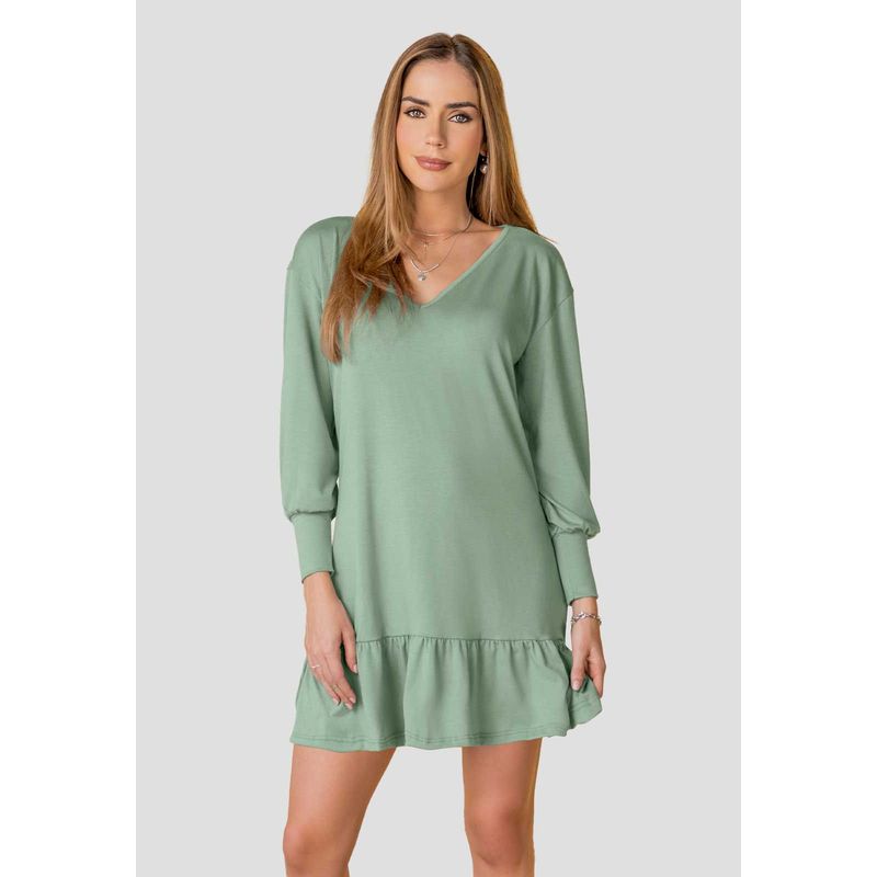 RUTTA - Vestido Corto Mujer Verde Rutta 101066