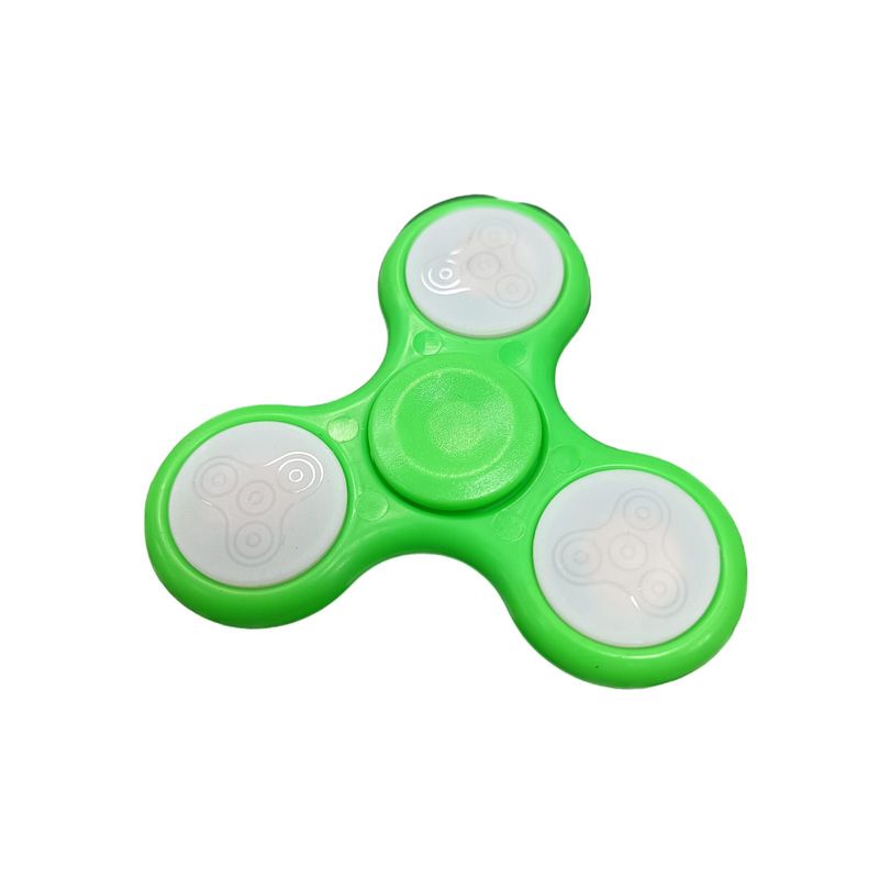 GENERICO - Spinner Verde Fidget Plástico Abs Antiestrés Juguete Buen Giro