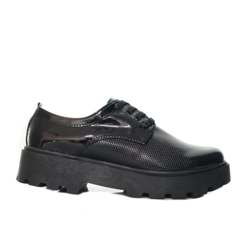 ZAVATTY - Bolichero para mujer 433-Z284 NEGRO CHAROL ZAVATTY