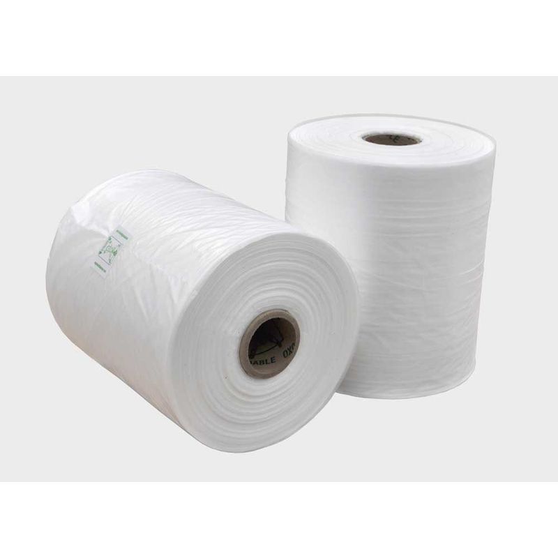 GENERICO - Bolsas De Polietileno Rollo Precortado 16x24 Lechoso 10kg