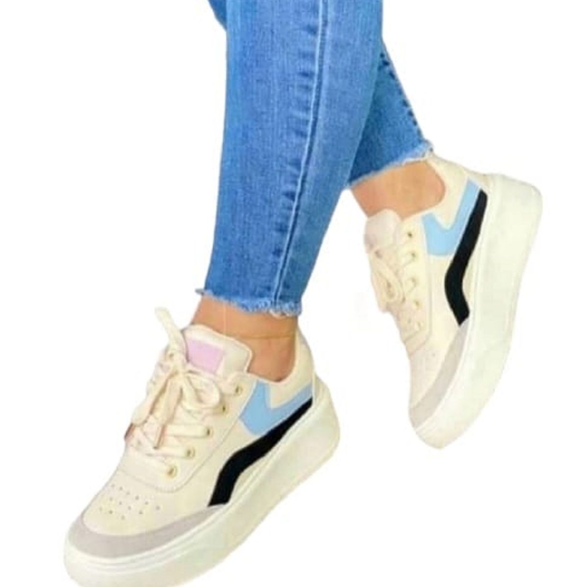 EVEGONZ - Zapatos Deportivos Dama Original de Moda Mujer Calzado Fashion