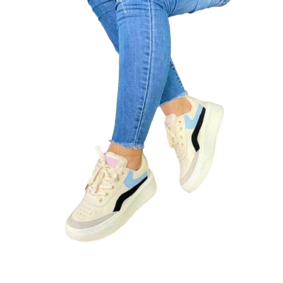 EVEGONZ - Zapatos Deportivos Dama Original de Moda Mujer Calzado Fashion