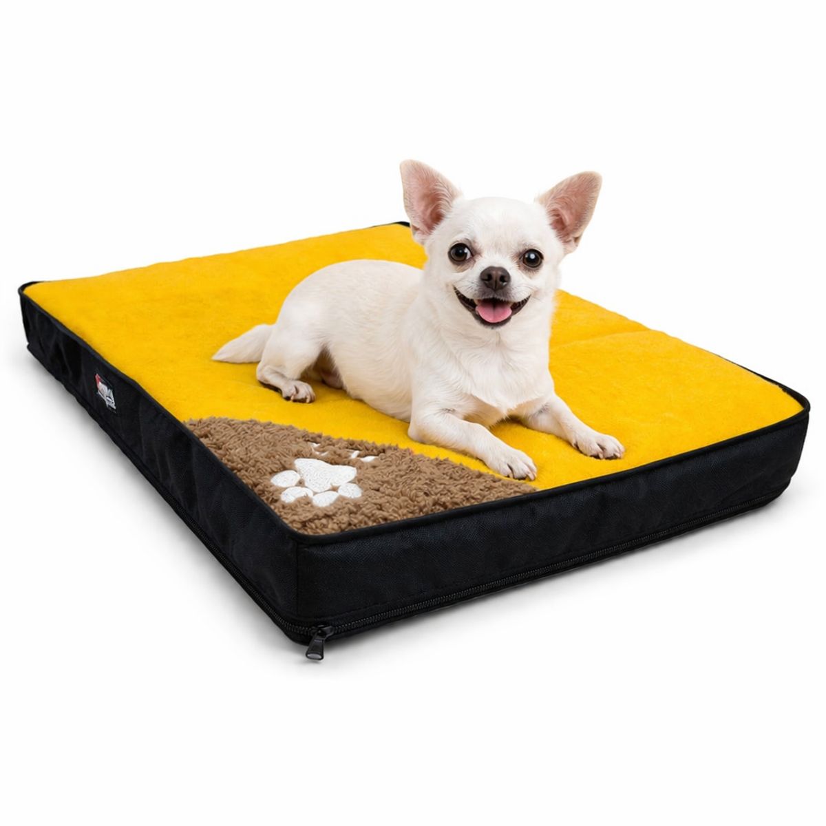 GENERICO - Cama Colchoneta Para Perros 64 x 44 x 5 cm color Amarillo