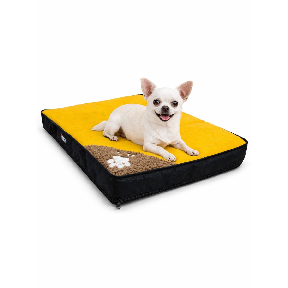 GENERICO - Cama Colchoneta Para Perros 64 x 44 x 5 cm color Amarillo