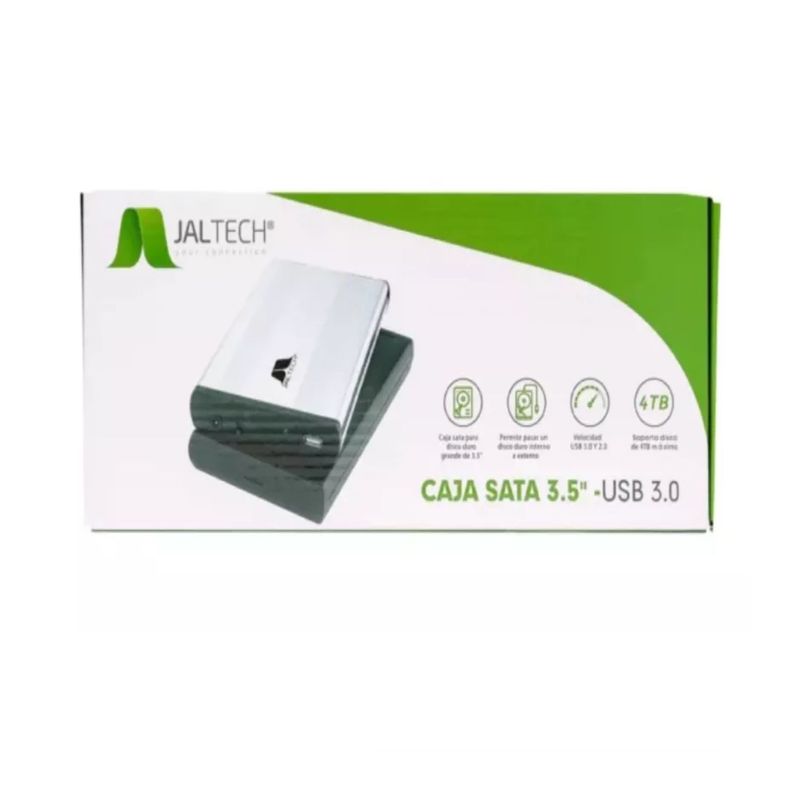 JALTECH - Caja Disco Duro Externo Sata 3.5 Jaltech - Usb 3.0 - 4tb Max