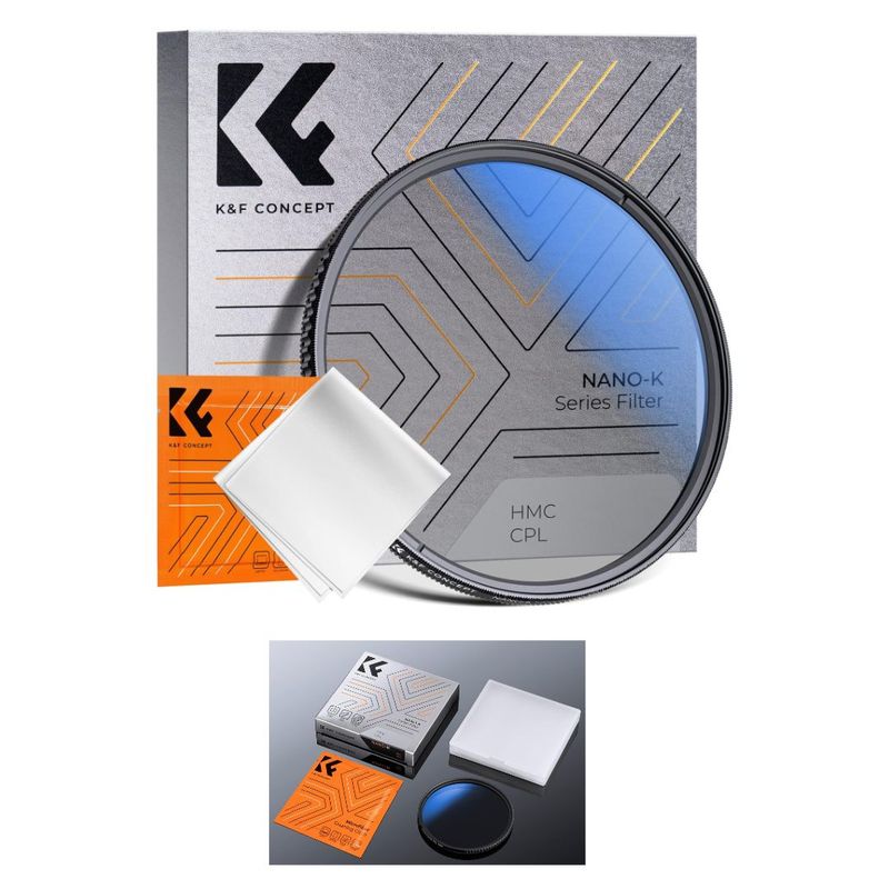 GENERICO - Filtro Polarizador de 72mm K&F Circular