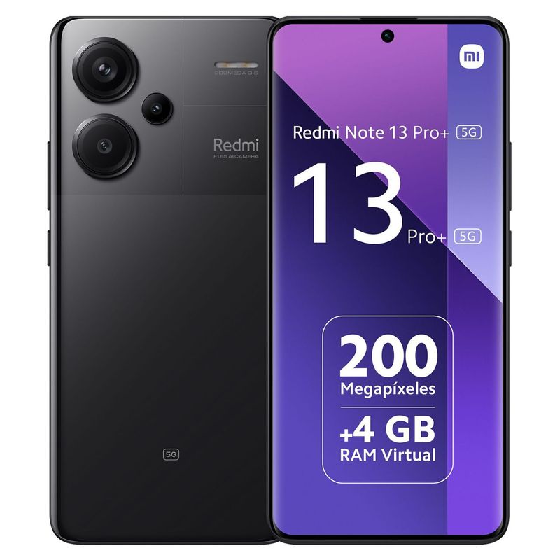 XIAOMI - Celular Xiaomi Redmi Note 13 Pro Plus 512GB 12RAM Color Negro