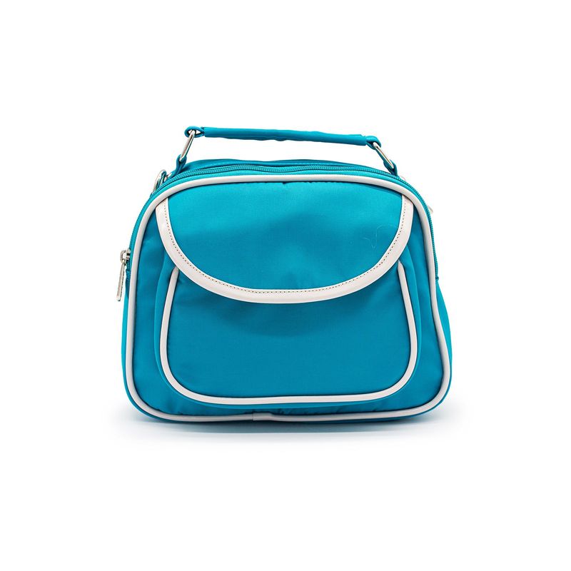 MACOLY - Bolso manos libres macoly 701 satin turquesa