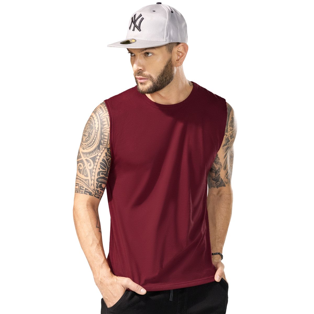 MARKETING PERSONAL - Camisilla Hombre Rojo Mp 353