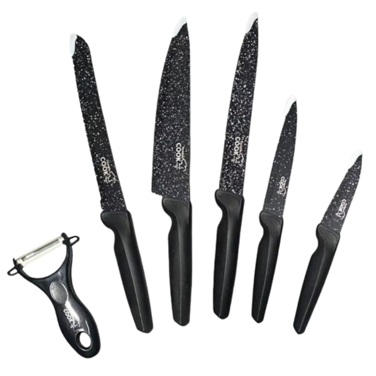 AFM - Juego Set De Cuchillos Elegante Para Cocina Chef 6 Piezas