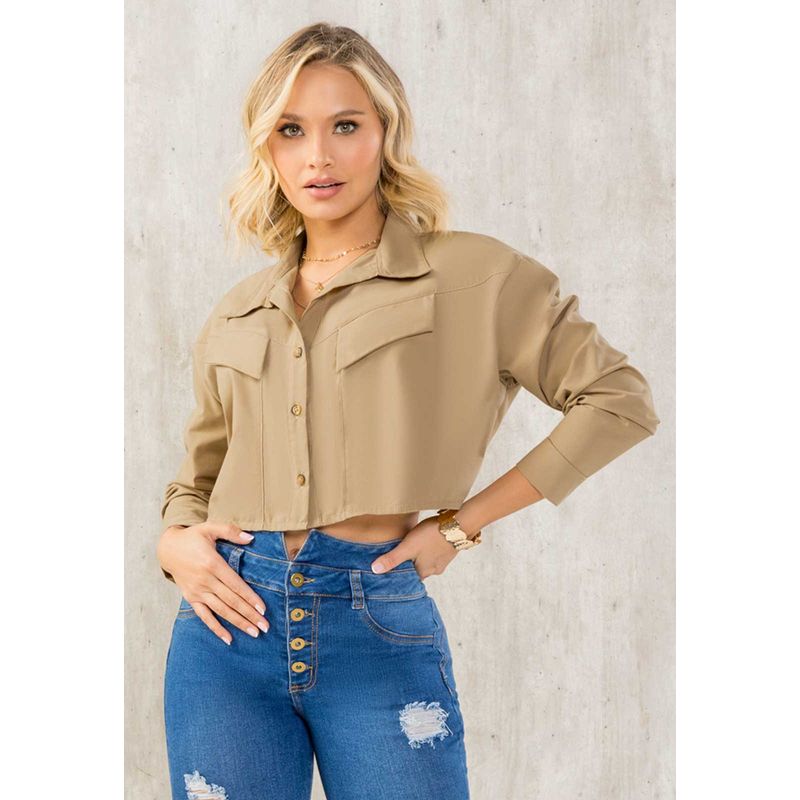 MARKETING PERSONAL - Camisa Mujer Amarillo Mp 100064