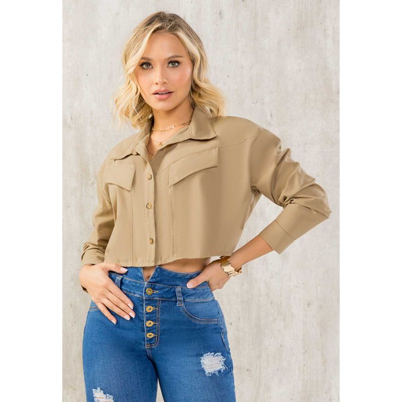 MARKETING PERSONAL - Camisa Mujer Amarillo Mp 100064