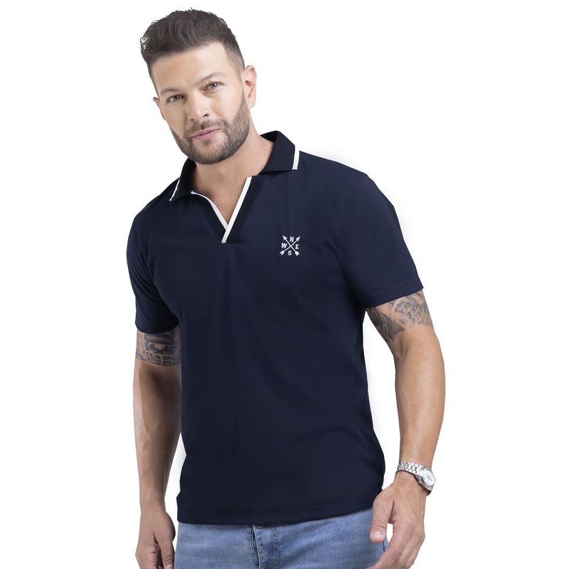 MARKETING PERSONAL - Polo Hombre Azul Mp 87630