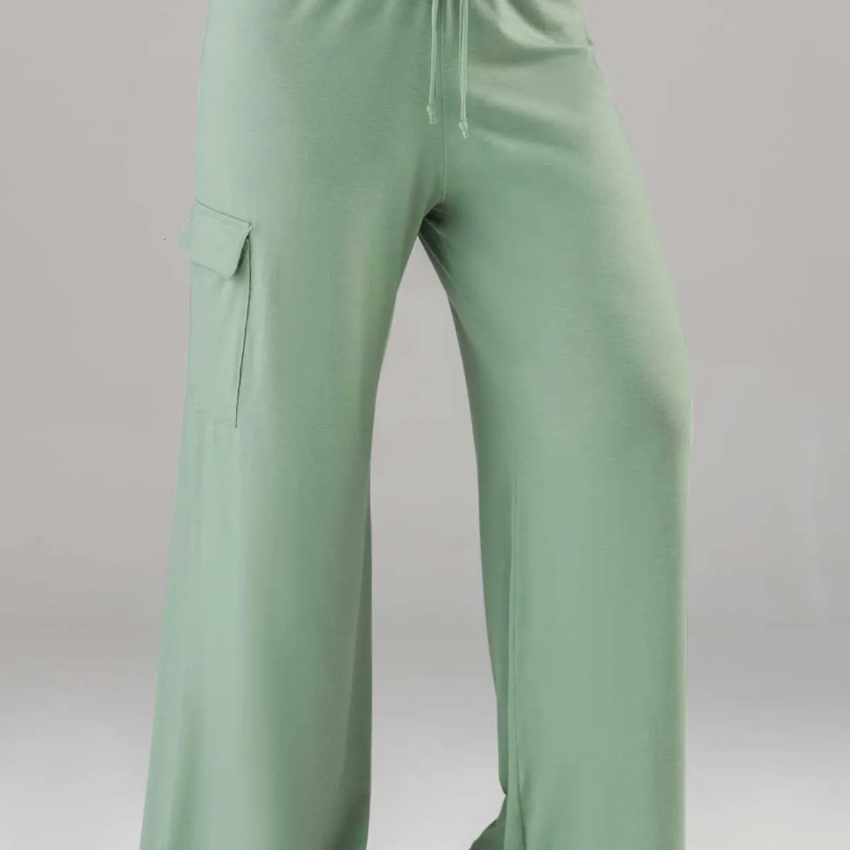 FORMAS INTIMAS - Pantalón Sudadera Mujer Verde FI 8618