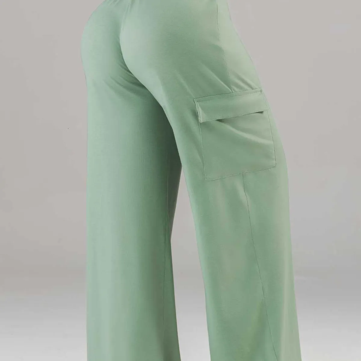 FORMAS INTIMAS - Pantalón Sudadera Mujer Verde FI 8618