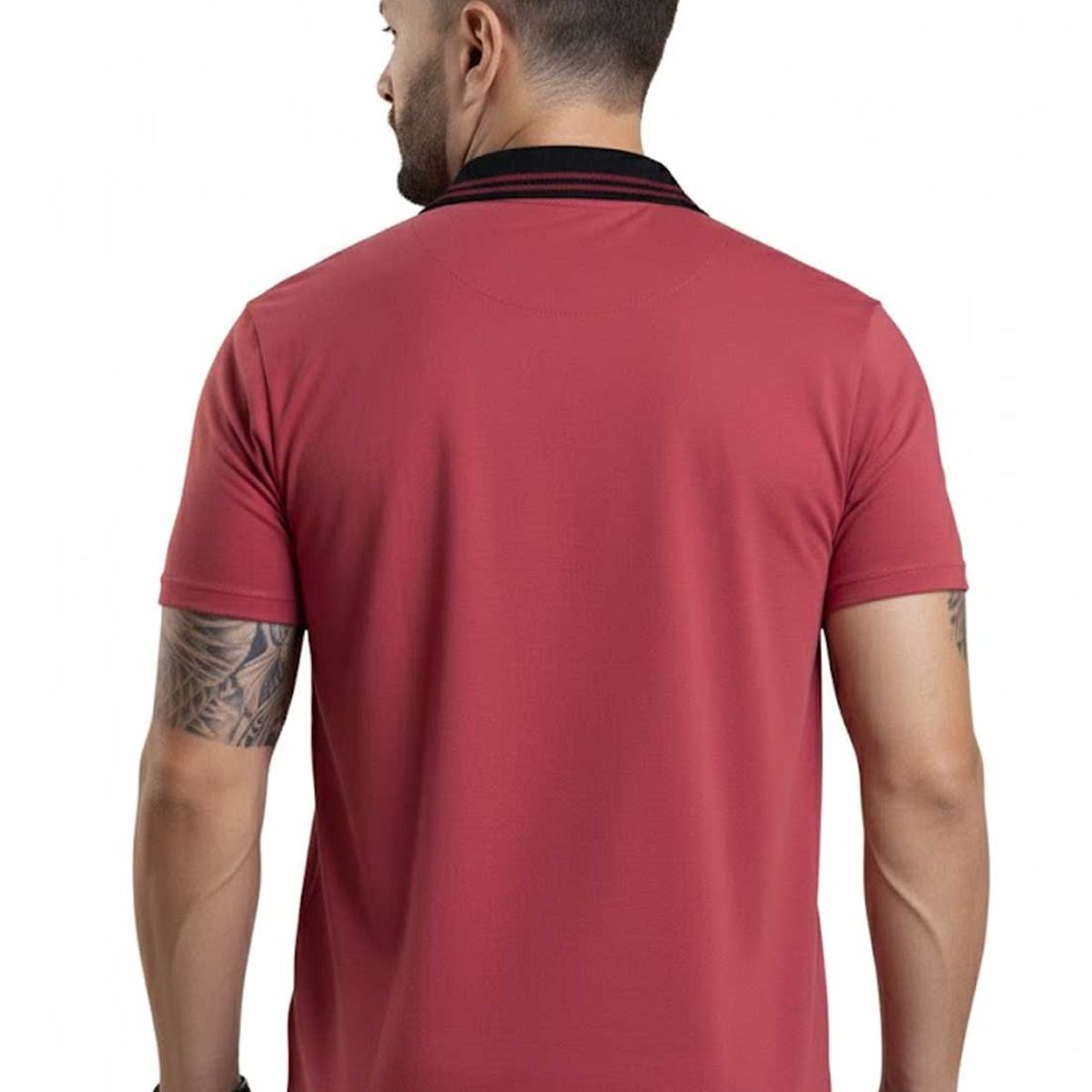 MARKETING PERSONAL - Polo Hombre Rojo Mp 4104