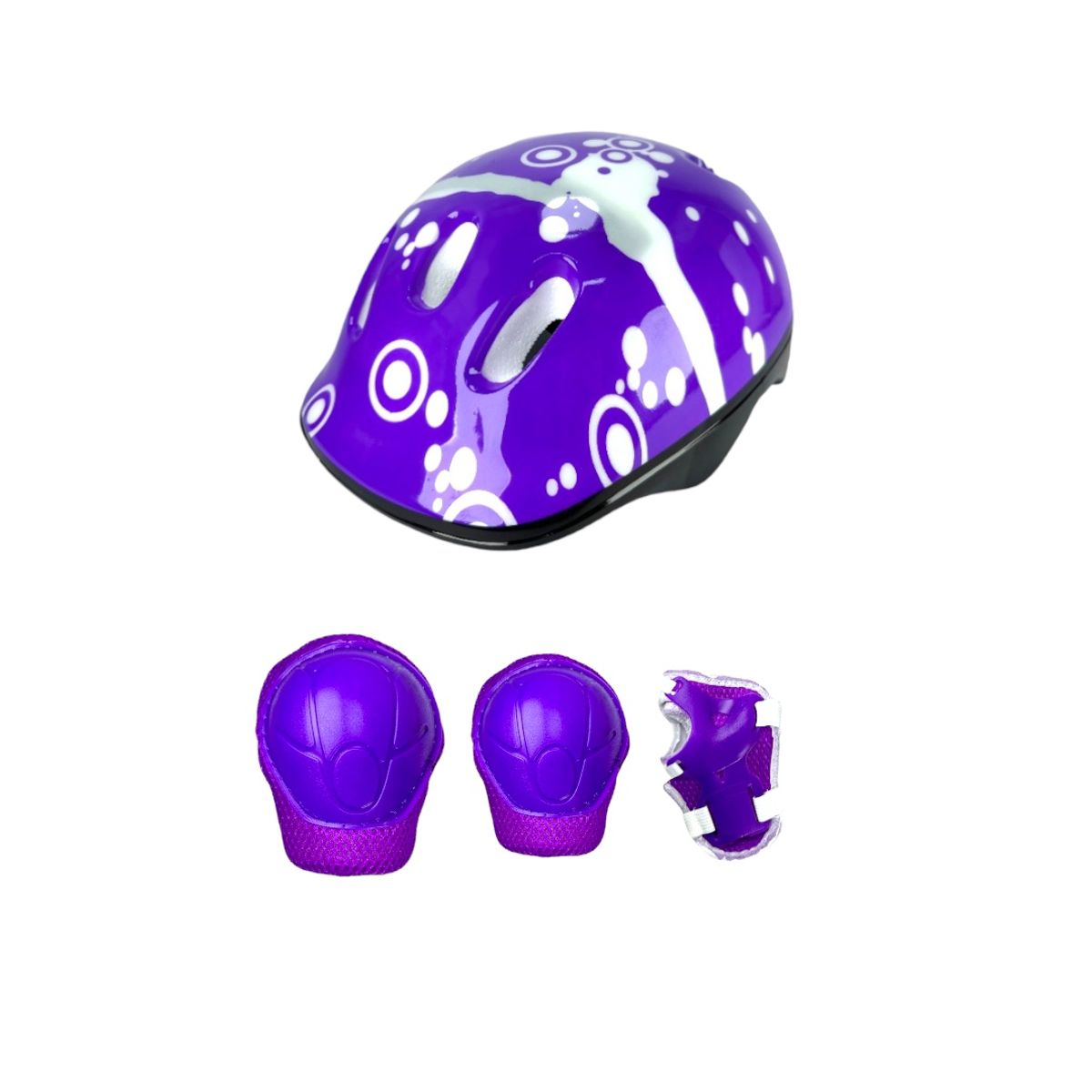 SPORT - Patines 4 Ruedas Ajustables Con Protecciones M Celeste