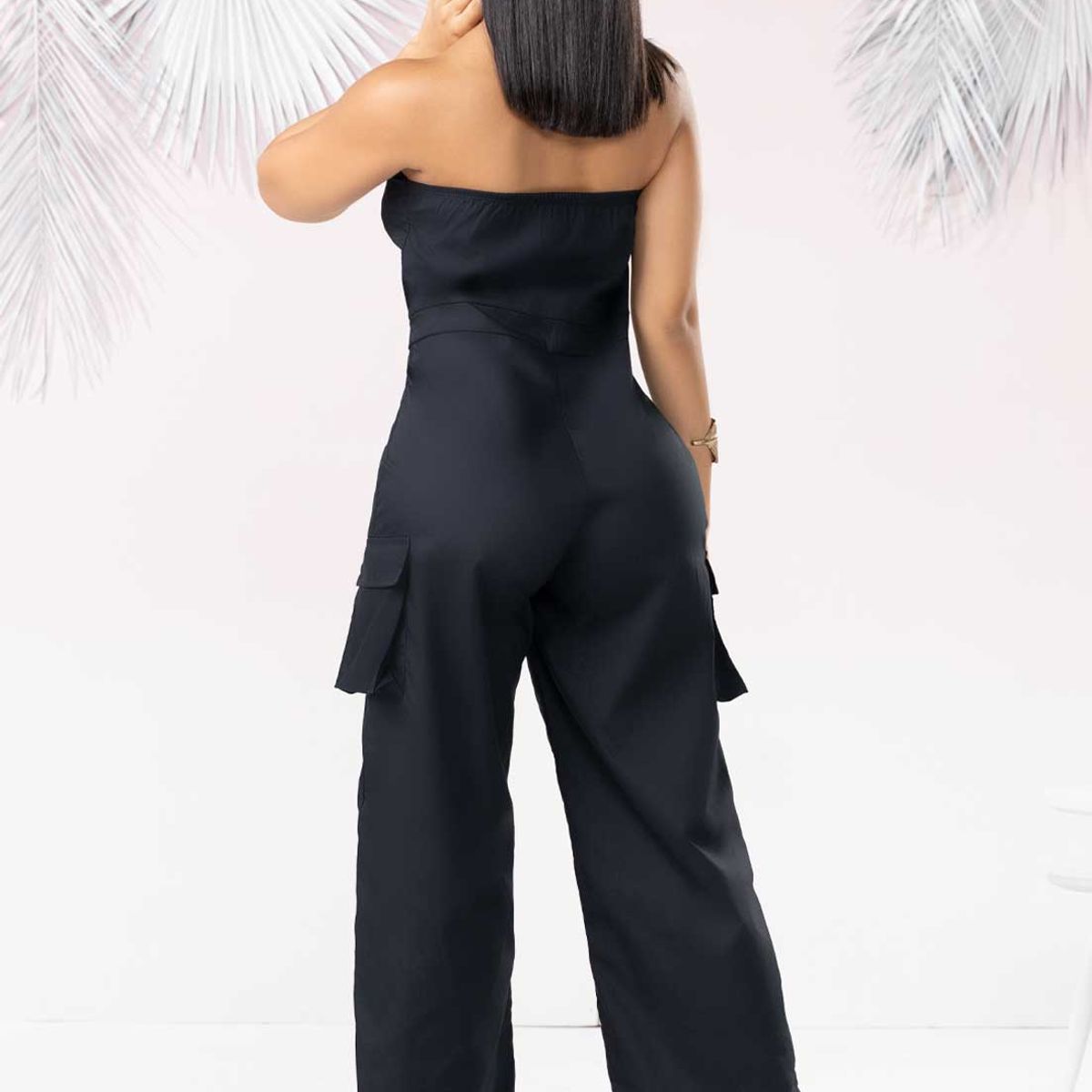 MARKETING PERSONAL - Enterizo Largo Mujer Negro Mp 102617