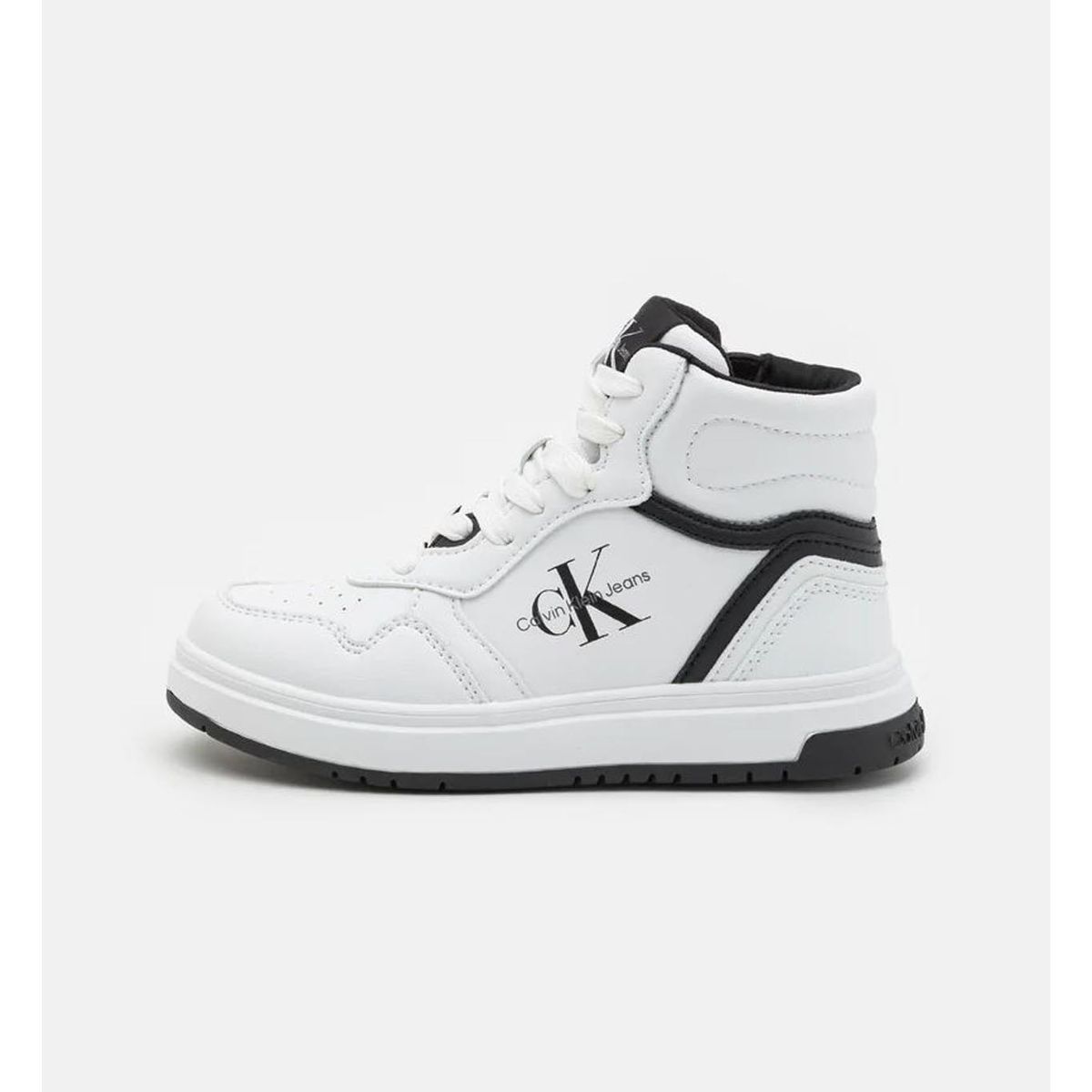 CALVIN KLEIN - Tenis Blanco Altas Con Cordones Para Niño Calvin Klein