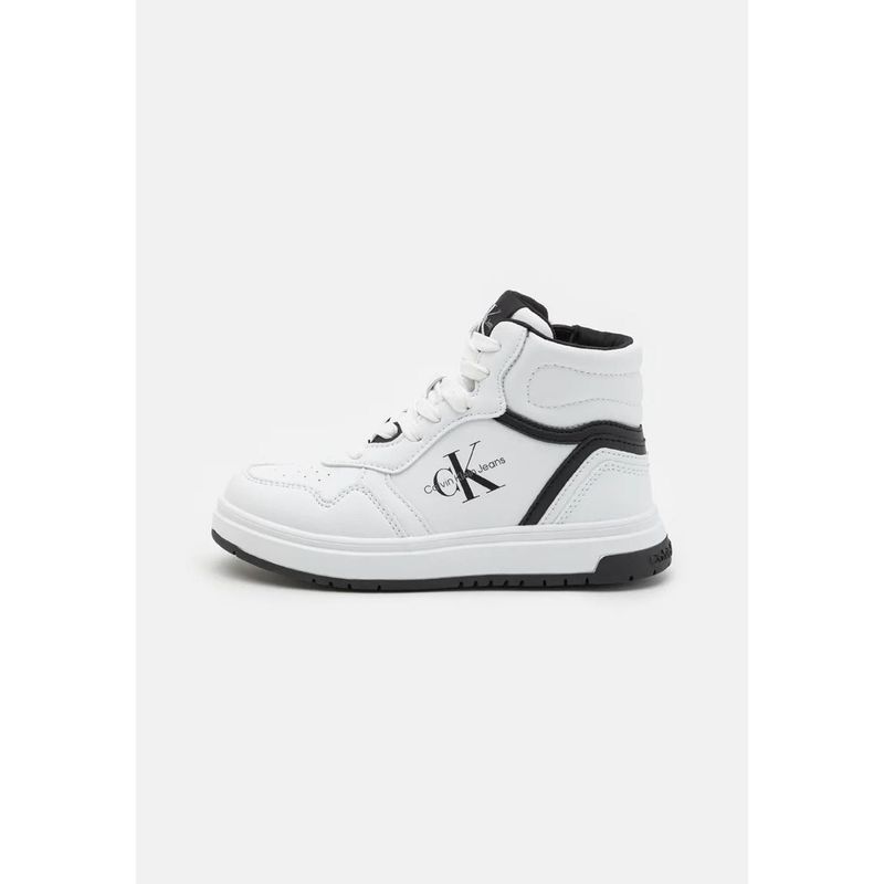 CALVIN KLEIN - Tenis Blanco Altas Con Cordones Para Niño Calvin Klein