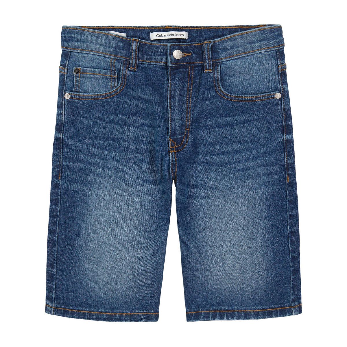 CALVIN KLEIN - Jeans Azul Corto Para Niño Calvin Klein