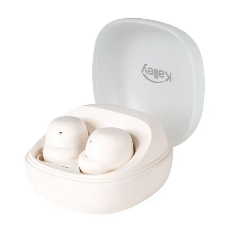 KALLEY - Audífonos KALLEY Inalámbricos Bluetooth In Ear K-AUDC Crema