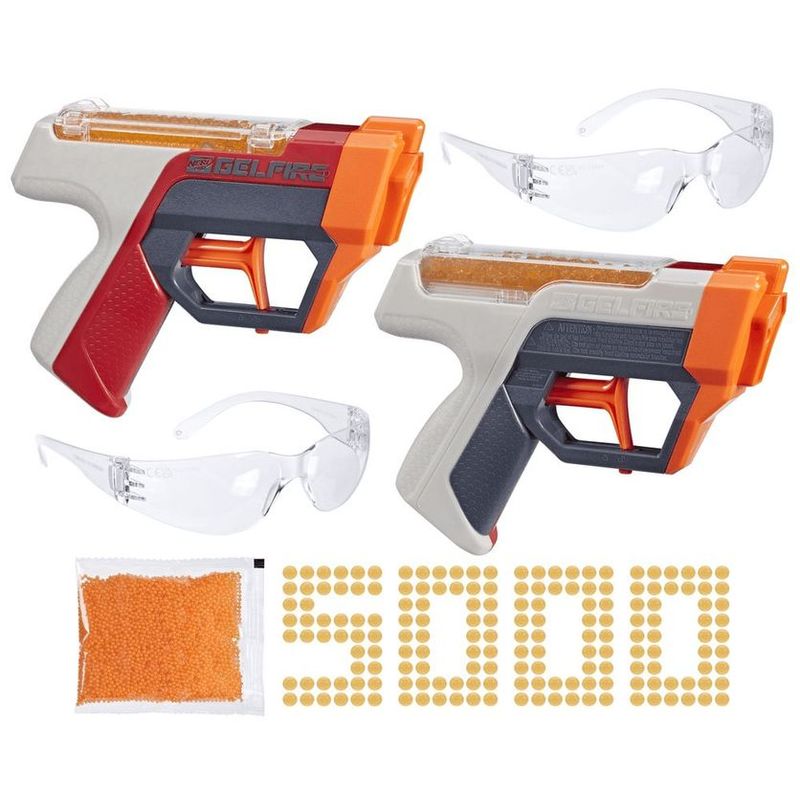HASBRO - Lanzador Nerf Pro Gelfire Pack doble Dual Wield