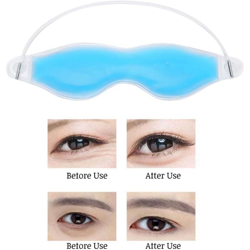 GENERICO - Gafas Gel Frio Anti Estres Ojos Parpados Migraña Relajante