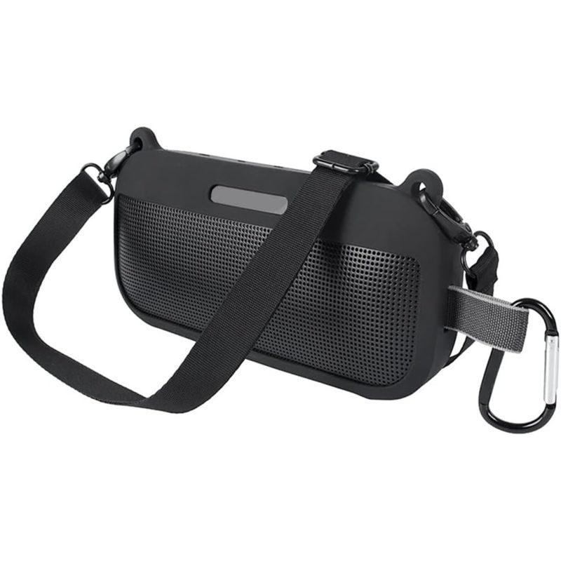 GENERICO - Funda para Bose Flex Silicona Y Correa Para Colgar y Transportar