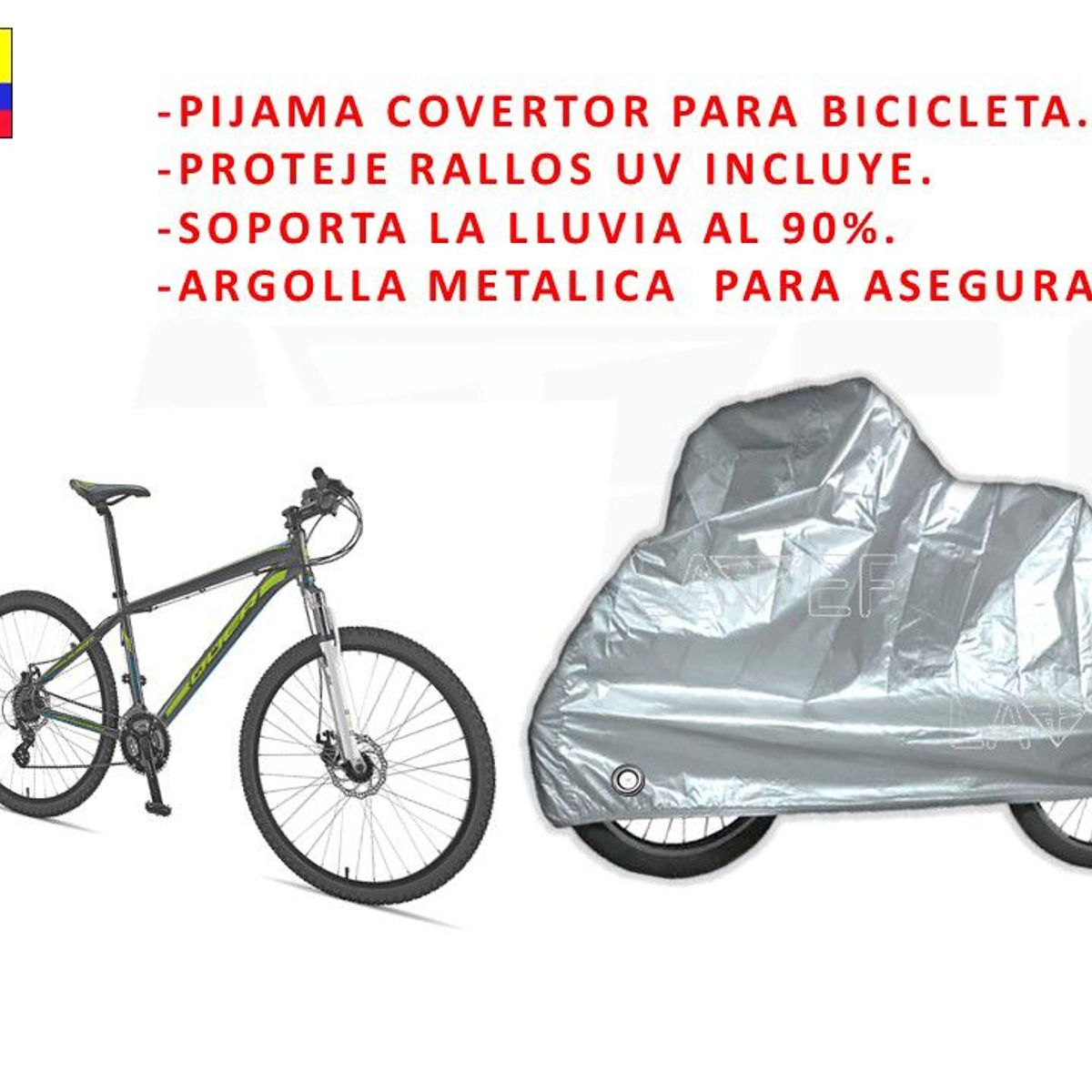 LAVEF - Pijama Bicicleta Argolla Impermeable Contra Rallos Uv